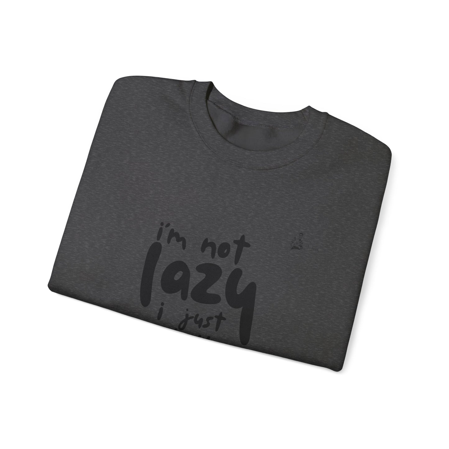 Lazy Vibes Crewneck Sweatshirt - Perfect Gift for Relaxation, Cozy Style, Everyday Comfort, Funny Sweatshirt, Unisex Apparel
