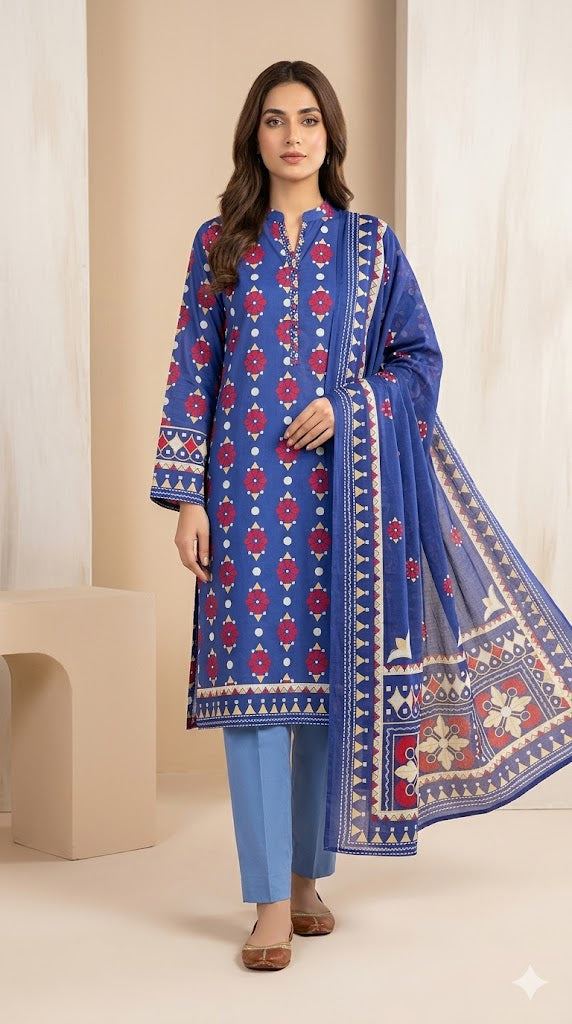 Unstitched Premium Suit for Women – Elegant Designer Fabric