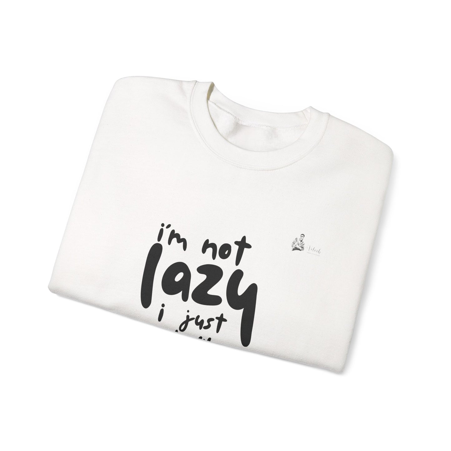 Lazy Vibes Crewneck Sweatshirt - Perfect Gift for Relaxation, Cozy Style, Everyday Comfort, Funny Sweatshirt, Unisex Apparel