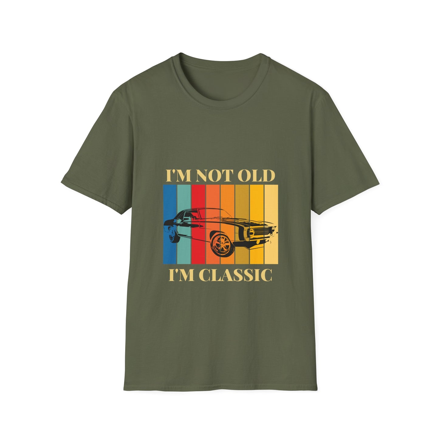 Classic Car T-Shirt - Retro Vintage Style, Perfect for Birthdays, Father's Day, Gifts, Automotive Lovers, Automotive Enthusiasts