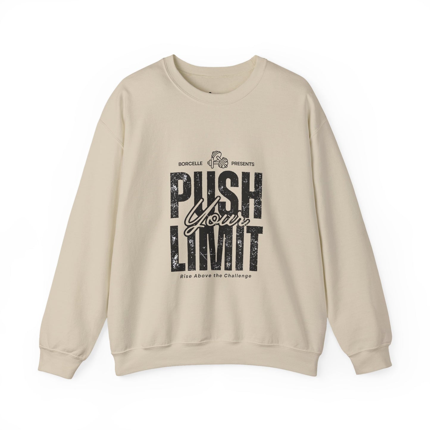 Motivational Crewneck Sweatshirt - 'Push Your Limit'