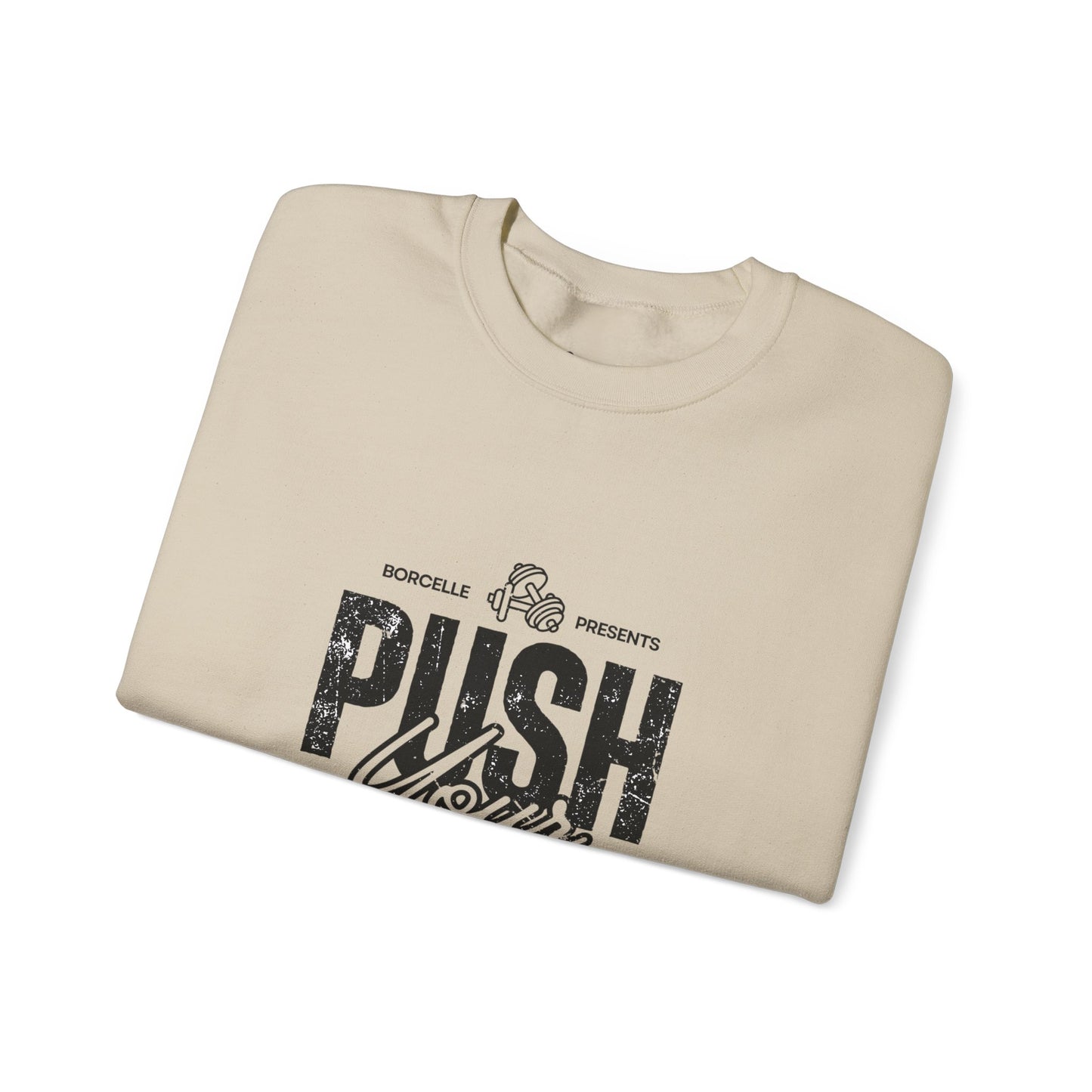 Motivational Crewneck Sweatshirt - 'Push Your Limit'