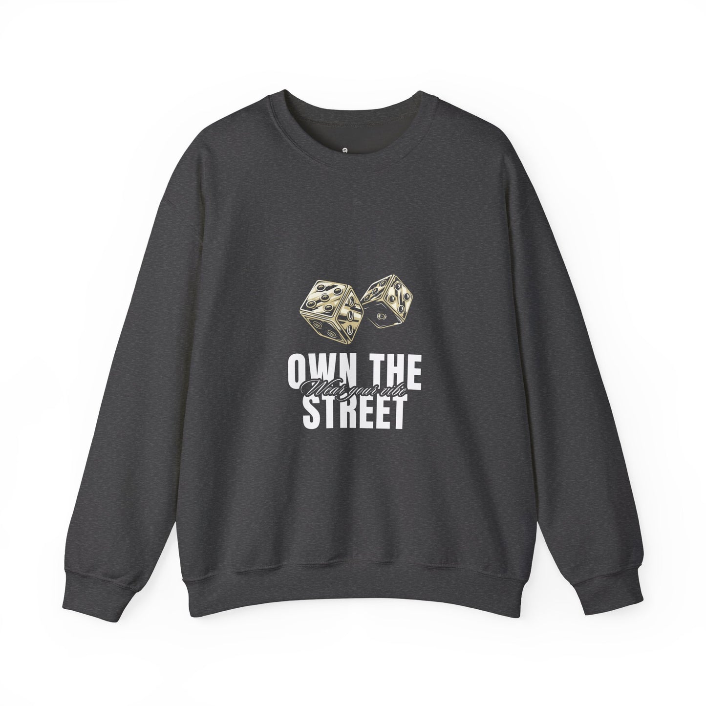 Own the Street Sweatshirt - Unisex Heavy Blend™ Crewneck for Trendy Casual Style