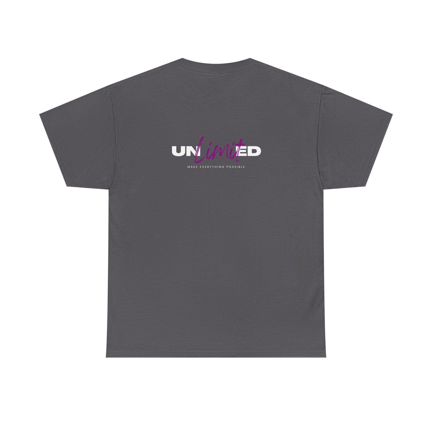 Limit Unisex Heavy Cotton Tee - Empowerment T-Shirt, Casual Wear, Gift for Friends, Motivational Apparel, Everyday Comfort