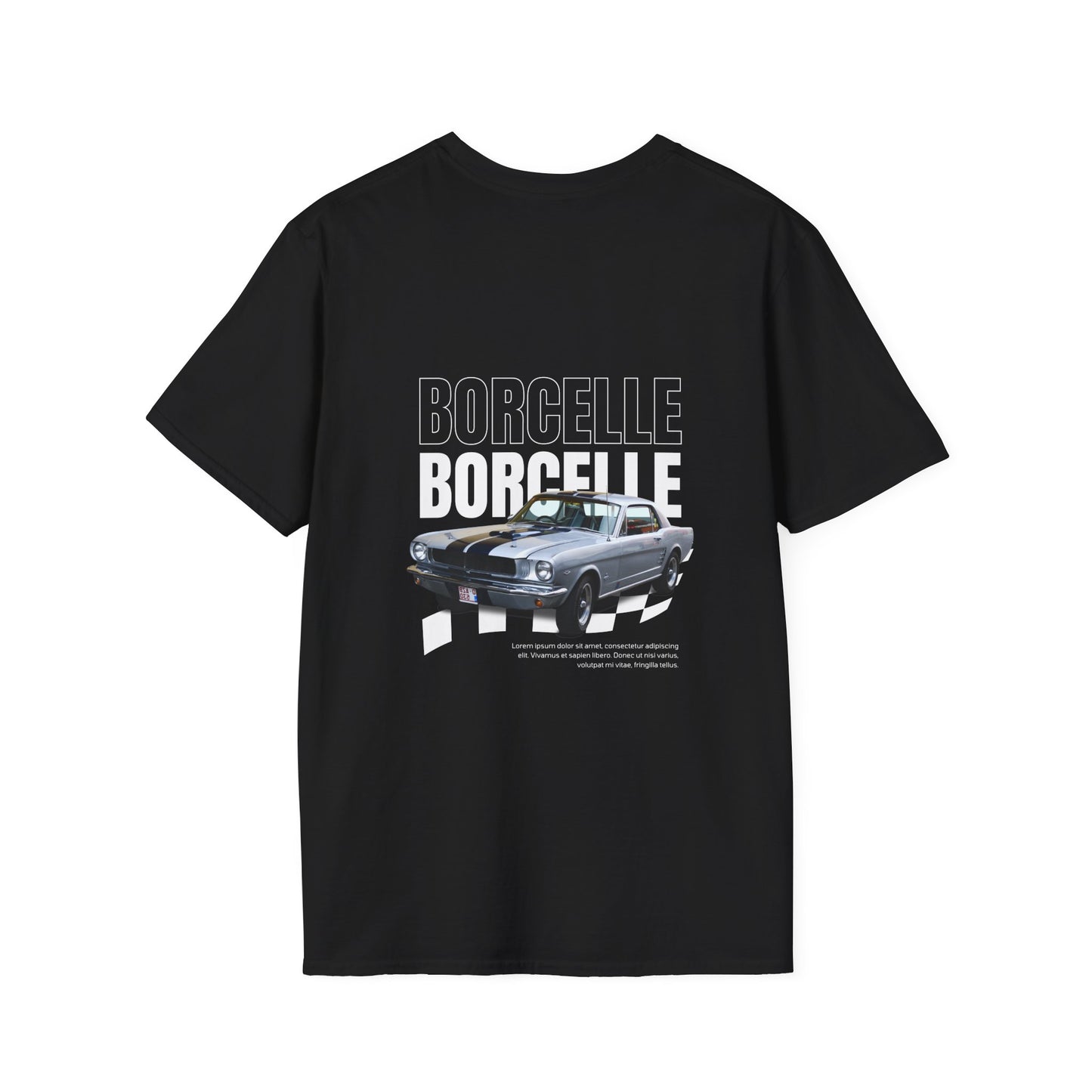 Borgelle Vintage Car Unisex Softstyle T-Shirt