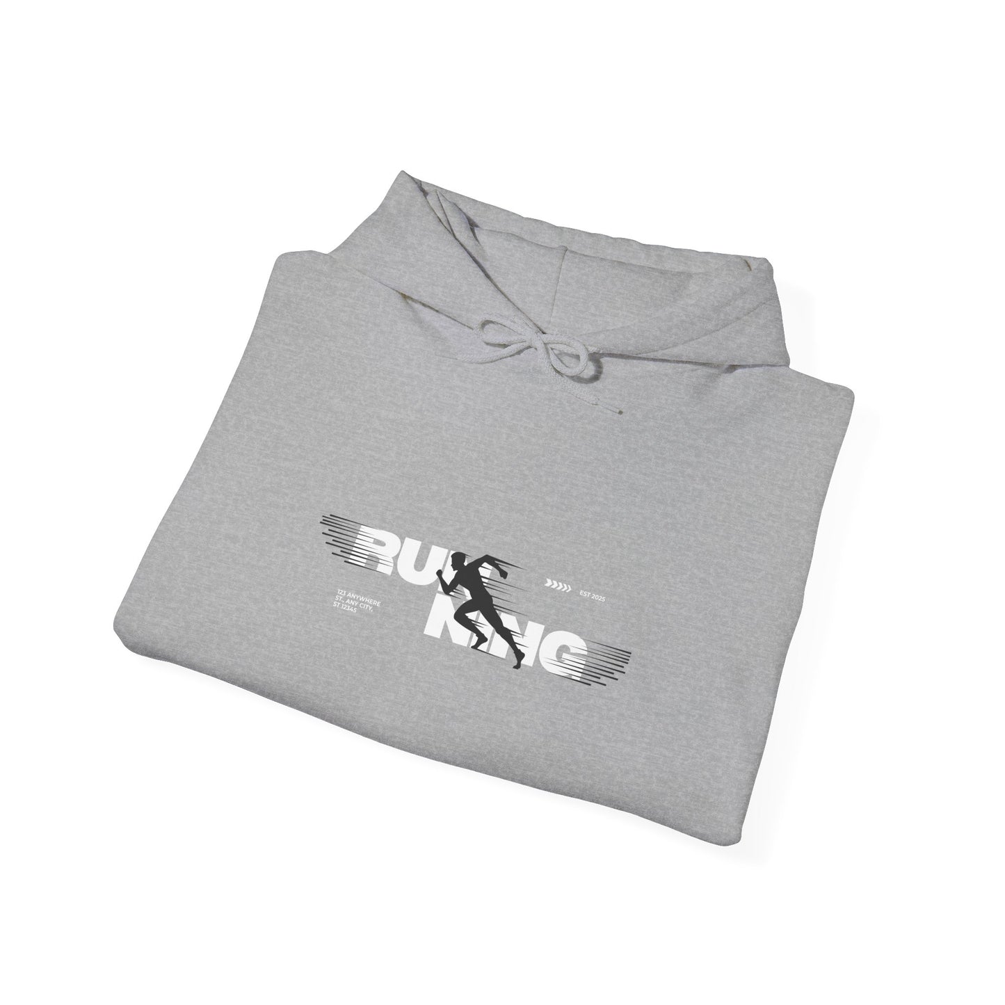 Bold Running Hoodie for Athletes and Fitness Enthusiasts