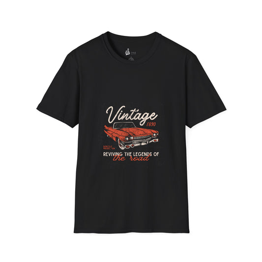 Vintage Car Enthusiast Tee - Reviving the Legends of the Road