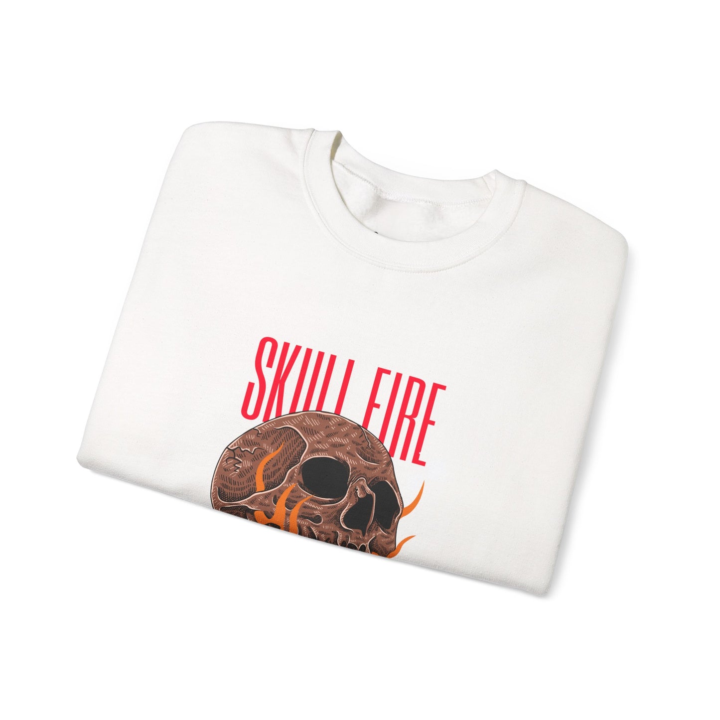 Skull Fire Crewneck Sweatshirt