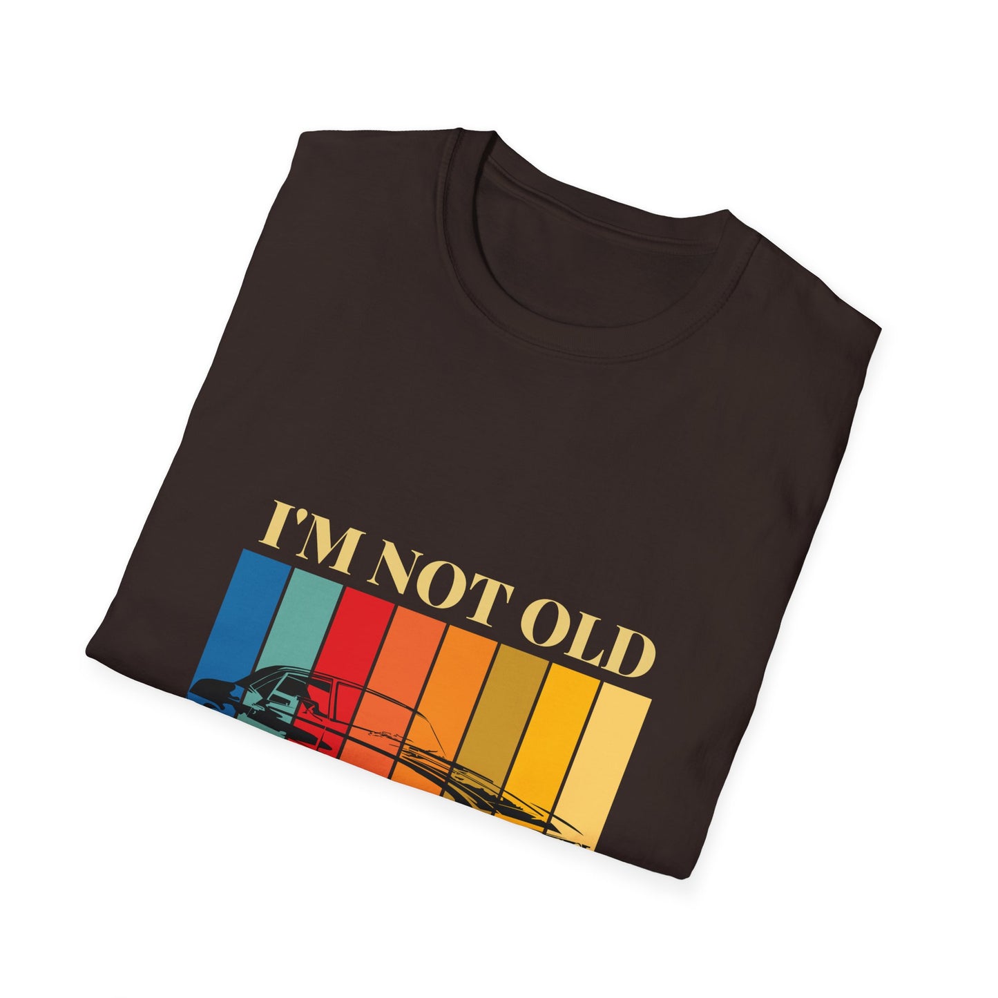 Classic Car T-Shirt - Retro Vintage Style, Perfect for Birthdays, Father's Day, Gifts, Automotive Lovers, Automotive Enthusiasts