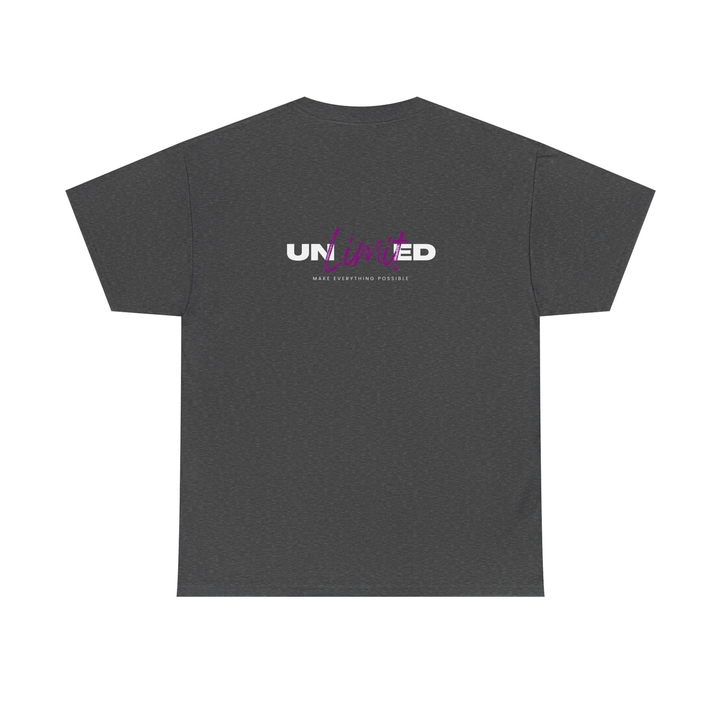 Limit Unisex Heavy Cotton Tee - Empowerment T-Shirt, Casual Wear, Gift for Friends, Motivational Apparel, Everyday Comfort