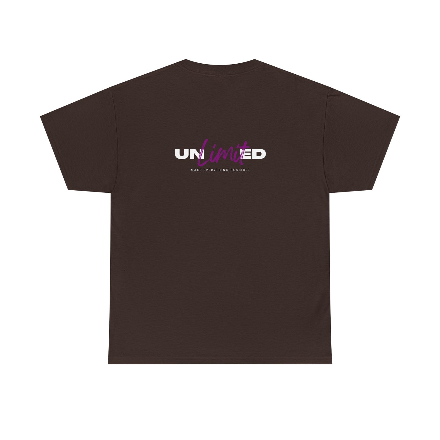 Limit Unisex Heavy Cotton Tee - Empowerment T-Shirt, Casual Wear, Gift for Friends, Motivational Apparel, Everyday Comfort