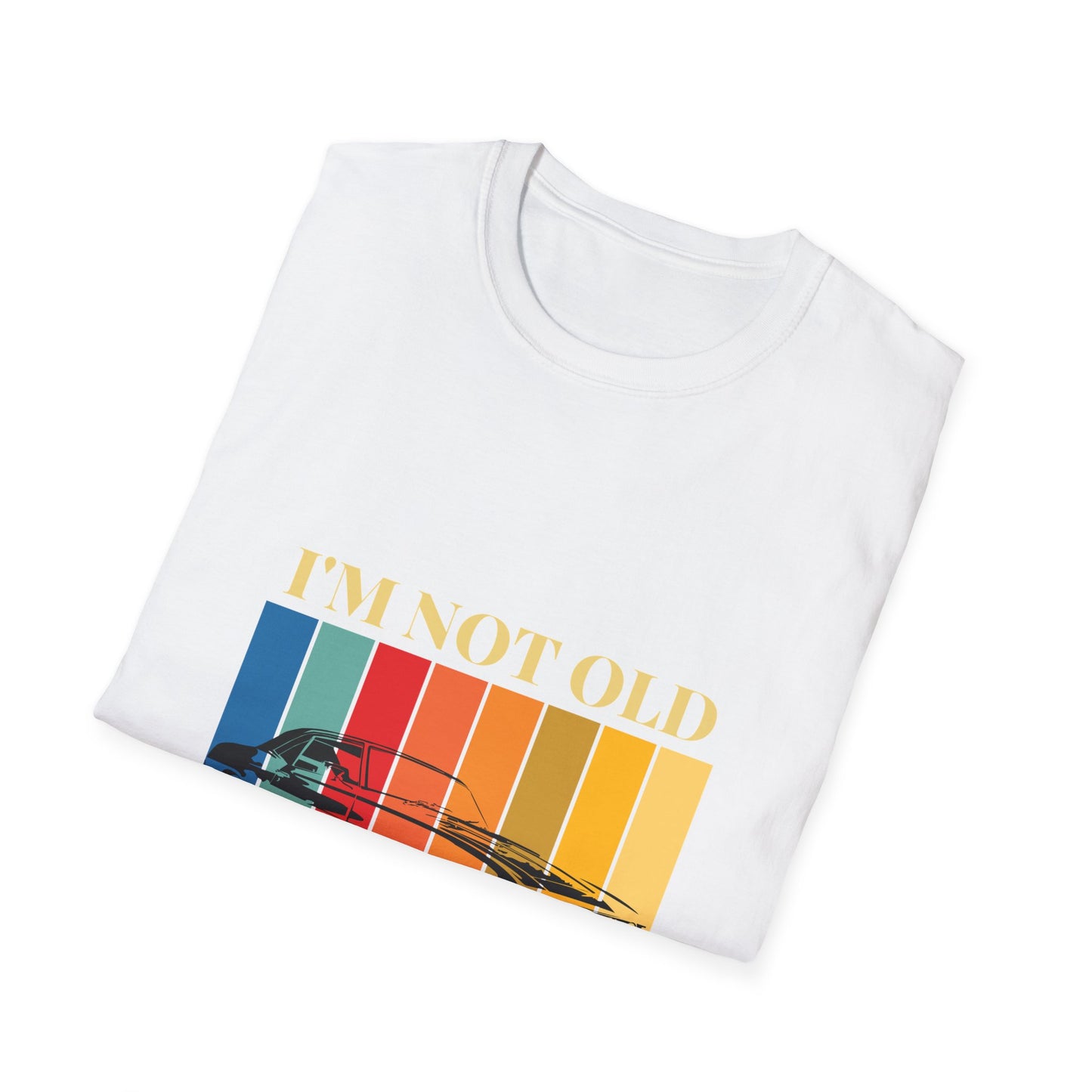 Classic Car T-Shirt - Retro Vintage Style, Perfect for Birthdays, Father's Day, Gifts, Automotive Lovers, Automotive Enthusiasts