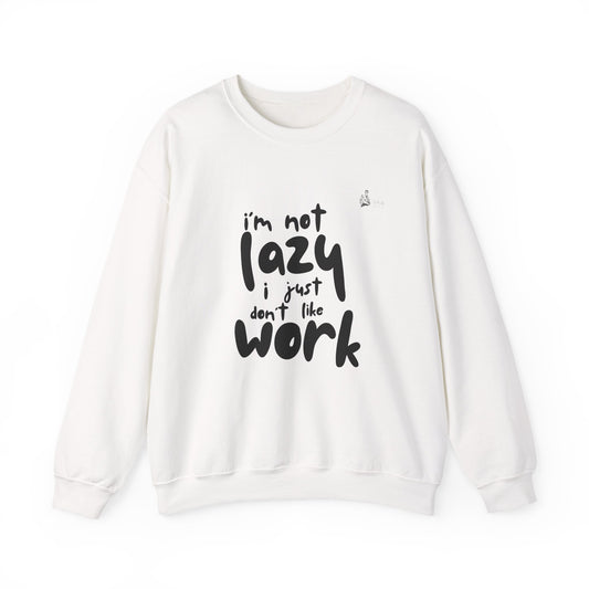 Lazy Vibes Crewneck Sweatshirt - Perfect Gift for Relaxation, Cozy Style, Everyday Comfort, Funny Sweatshirt, Unisex Apparel
