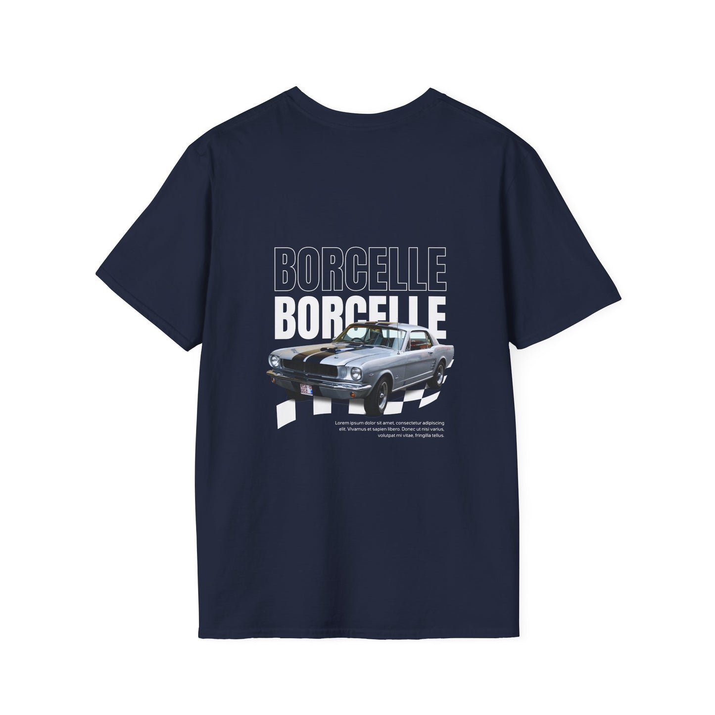 Borgelle Vintage Car Unisex Softstyle T-Shirt