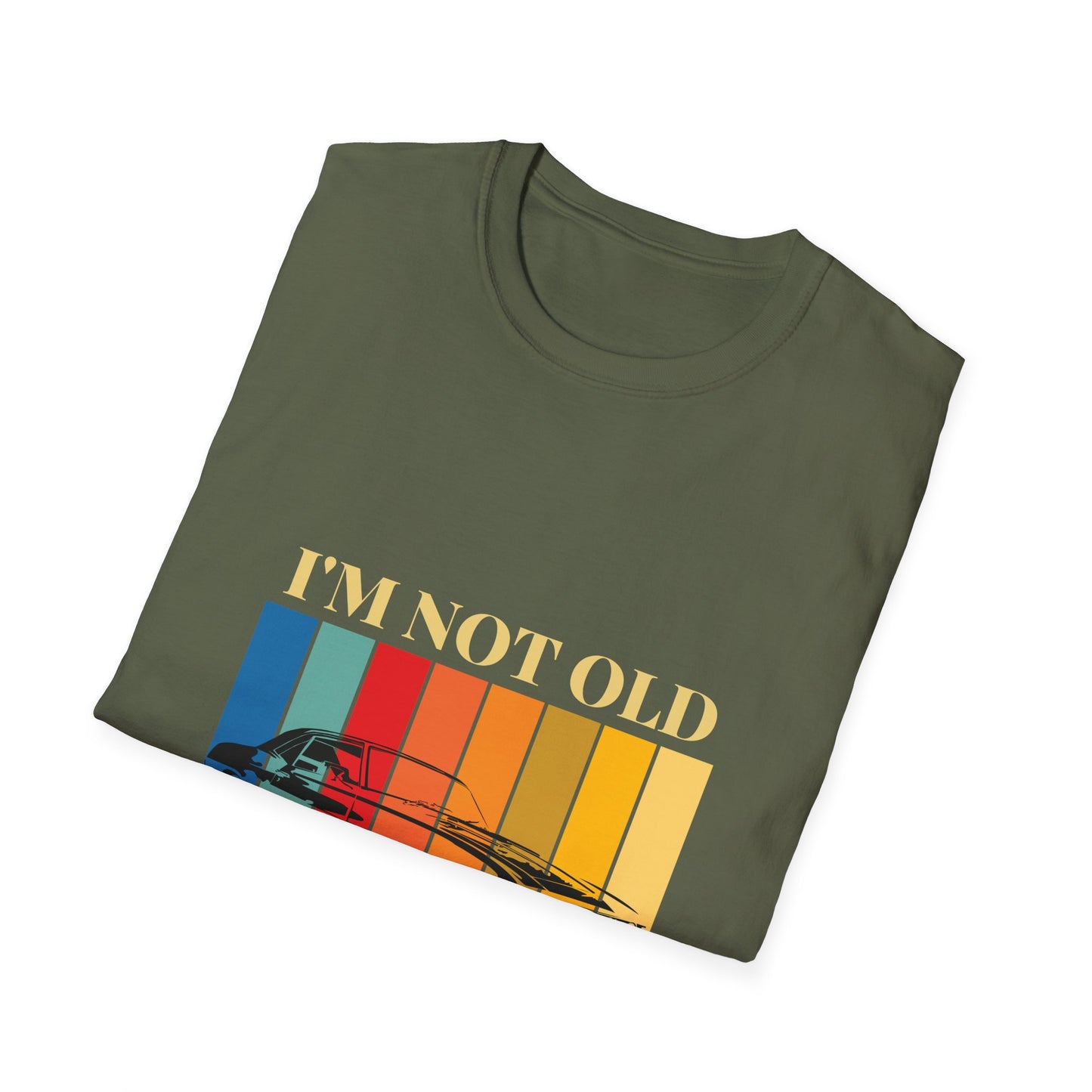 Classic Car T-Shirt - Retro Vintage Style, Perfect for Birthdays, Father's Day, Gifts, Automotive Lovers, Automotive Enthusiasts