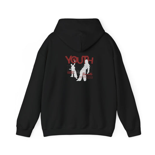 Youth Inspired Unisex Hoodie with Bold Graphic Design