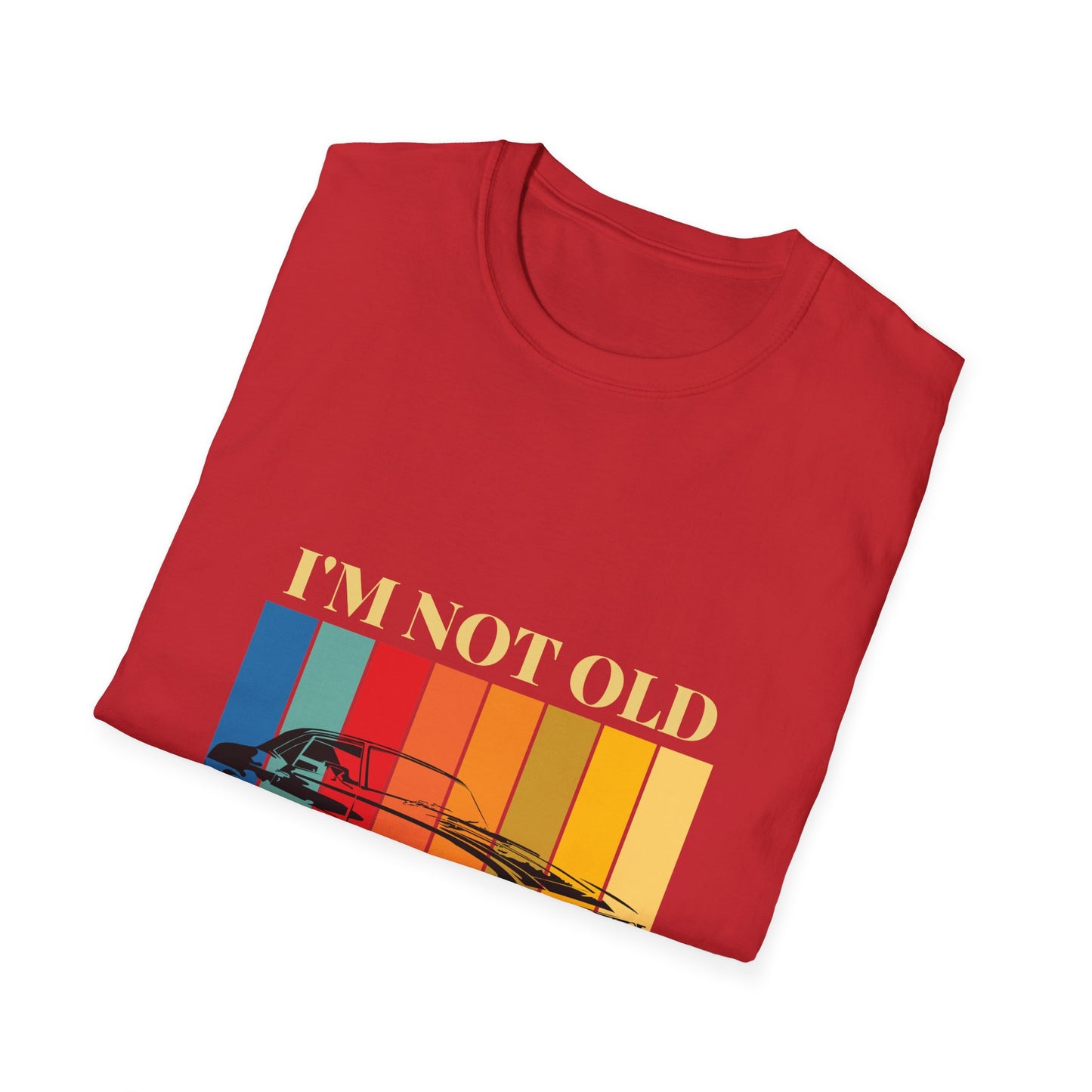 Classic Car T-Shirt - Retro Vintage Style, Perfect for Birthdays, Father's Day, Gifts, Automotive Lovers, Automotive Enthusiasts