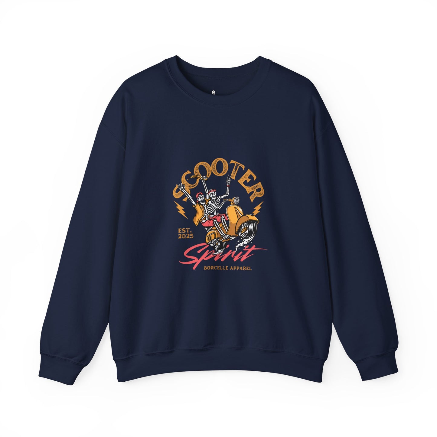 Scooter Spirit Crewneck Sweatshirt - Unisex Heavy Blend