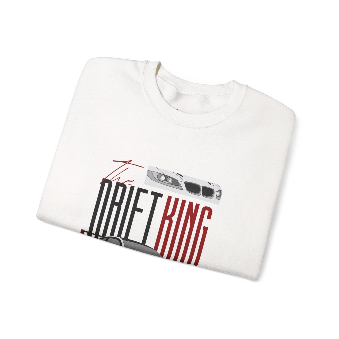 Drift King Crewneck Sweatshirt - Perfect Gift for Car Enthusiasts