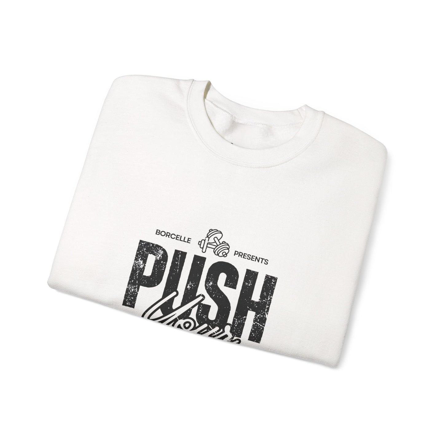 Motivational Crewneck Sweatshirt - 'Push Your Limit'