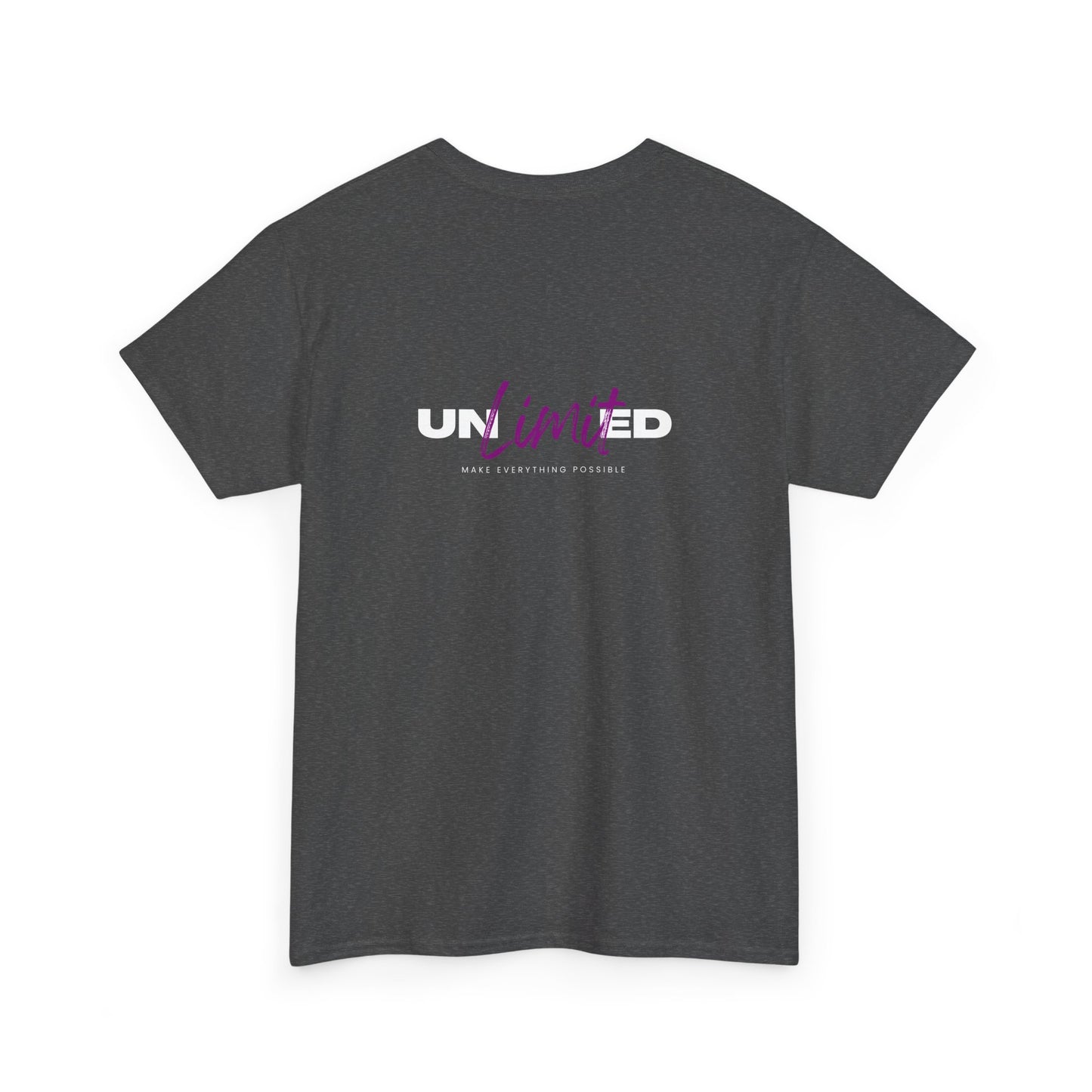 Limit Unisex Heavy Cotton Tee - Empowerment T-Shirt, Casual Wear, Gift for Friends, Motivational Apparel, Everyday Comfort