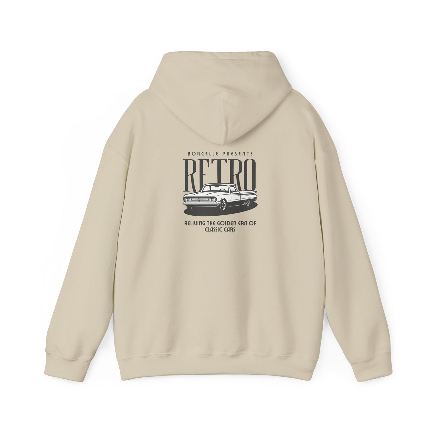 Retro Classic Car Hoodie - Unisex Heavy Blend™ Sweatshirt