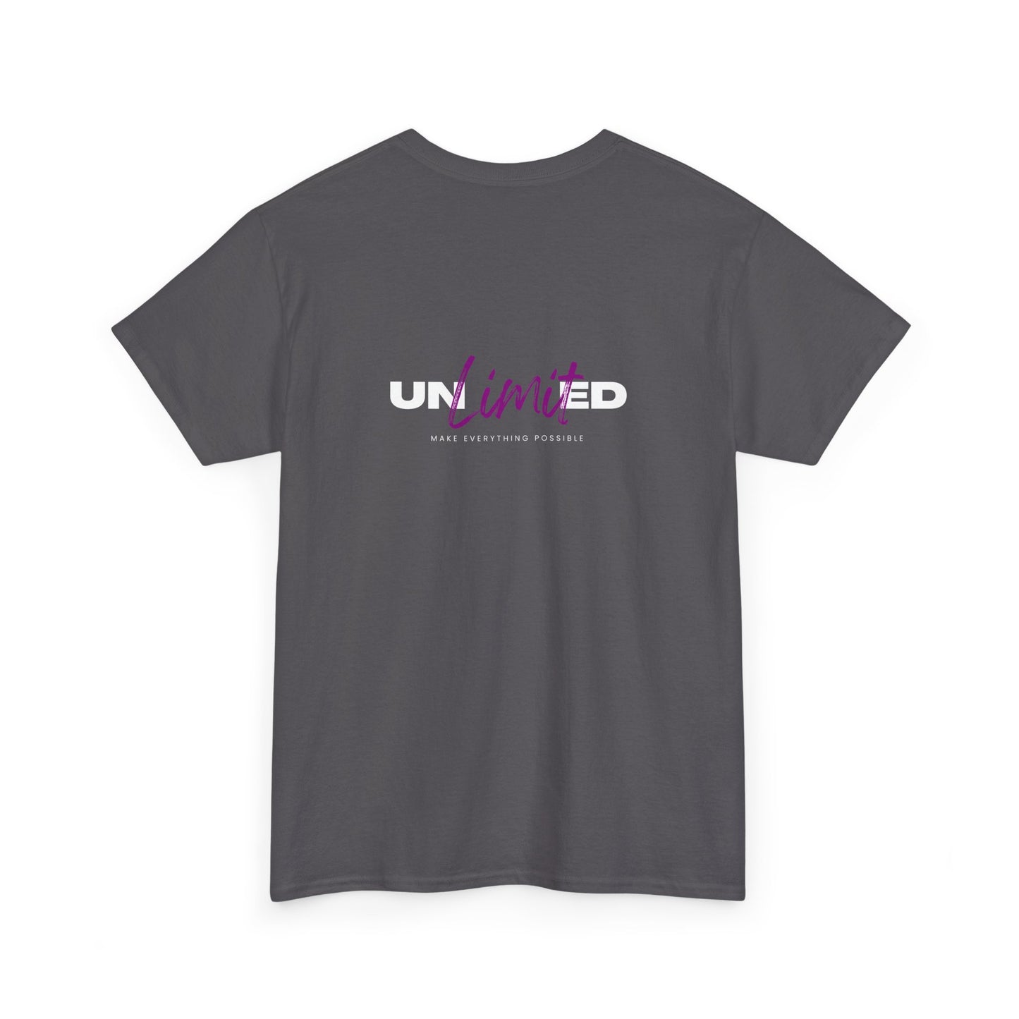 Limit Unisex Heavy Cotton Tee - Empowerment T-Shirt, Casual Wear, Gift for Friends, Motivational Apparel, Everyday Comfort