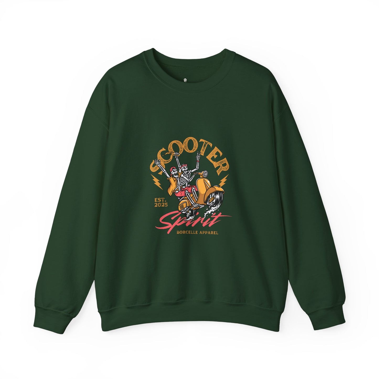 Scooter Spirit Crewneck Sweatshirt - Unisex Heavy Blend