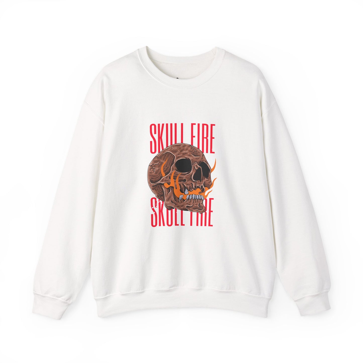 Skull Fire Crewneck Sweatshirt