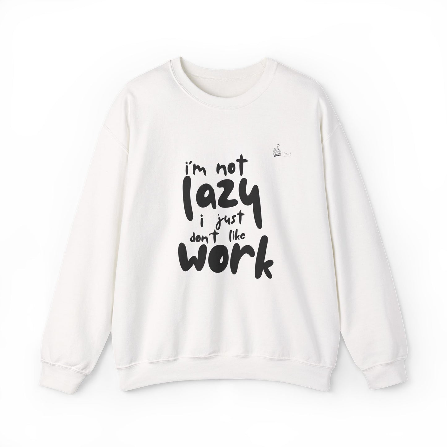 Lazy Vibes Crewneck Sweatshirt - Perfect Gift for Relaxation, Cozy Style, Everyday Comfort, Funny Sweatshirt, Unisex Apparel