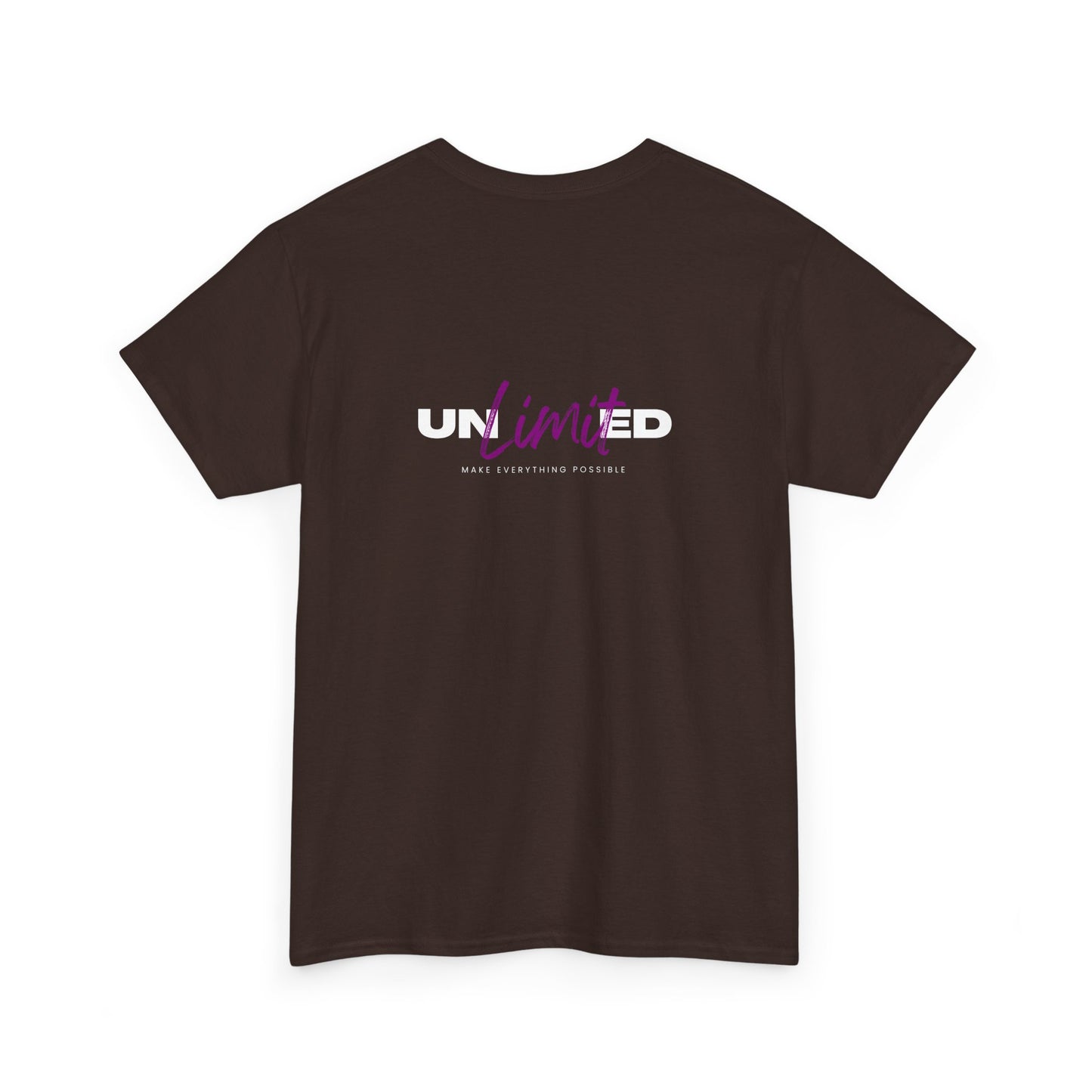 Limit Unisex Heavy Cotton Tee - Empowerment T-Shirt, Casual Wear, Gift for Friends, Motivational Apparel, Everyday Comfort