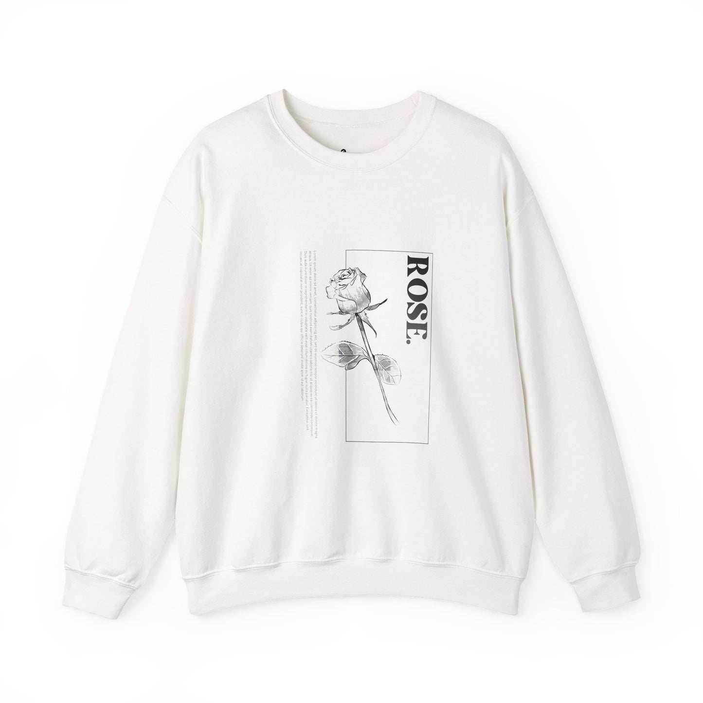 Rose Graphic Unisex Crewneck Sweatshirt