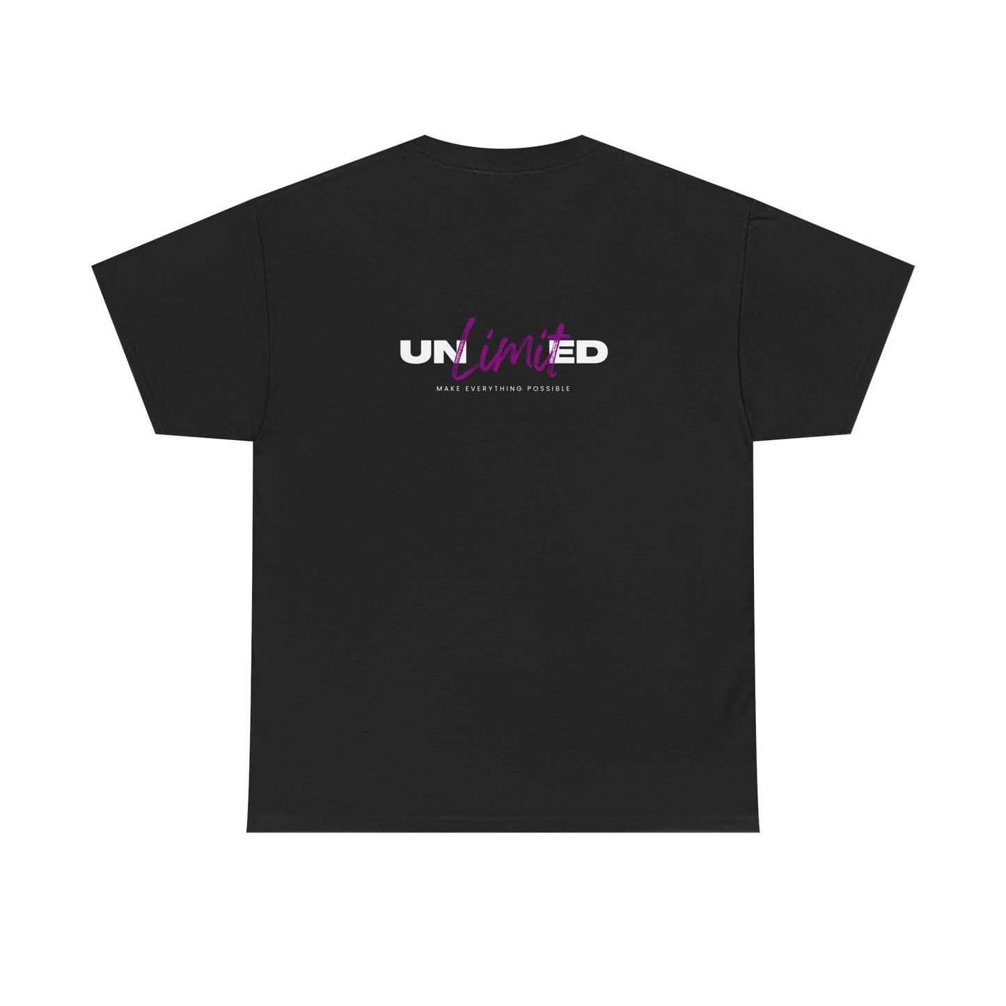 Limit Unisex Heavy Cotton Tee - Empowerment T-Shirt, Casual Wear, Gift for Friends, Motivational Apparel, Everyday Comfort
