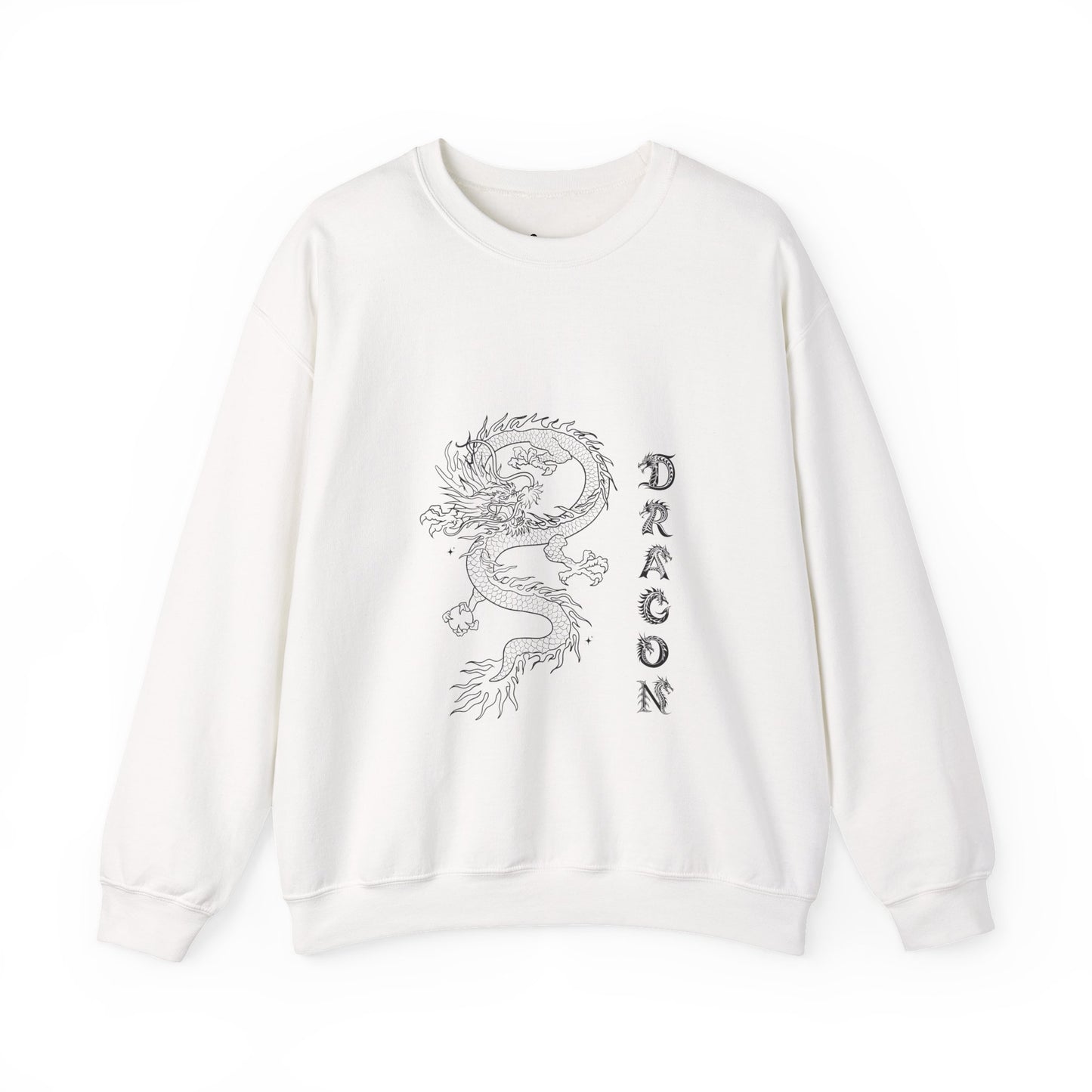 Dragon Design Unisex Crewneck Sweatshirt - Cozy Style for Trendsetters