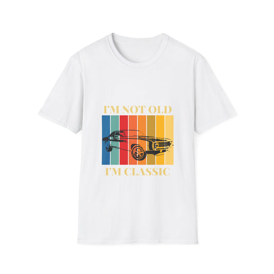 Classic Car T-Shirt - Retro Vintage Style, Perfect for Birthdays, Father's Day, Gifts, Automotive Lovers, Automotive Enthusiasts
