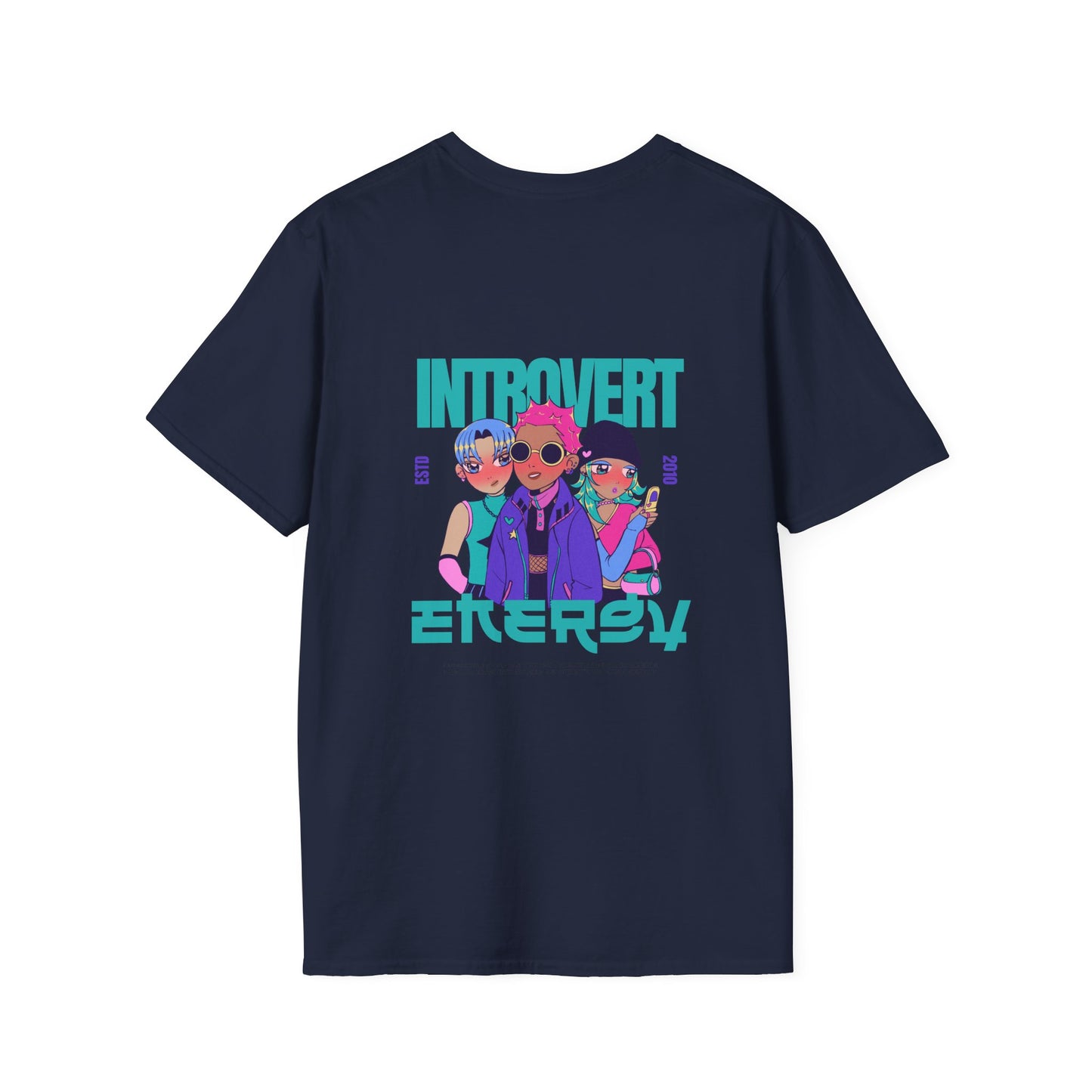Introvert Energy Unisex Softstyle T-Shirt - Perfect for Introverts & Chill Vibes
