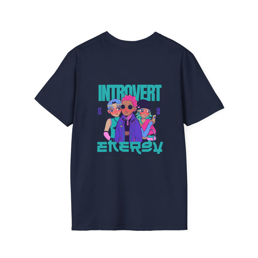 Introvert Energy Unisex Softstyle T-Shirt - Perfect for Introverts & Chill Vibes