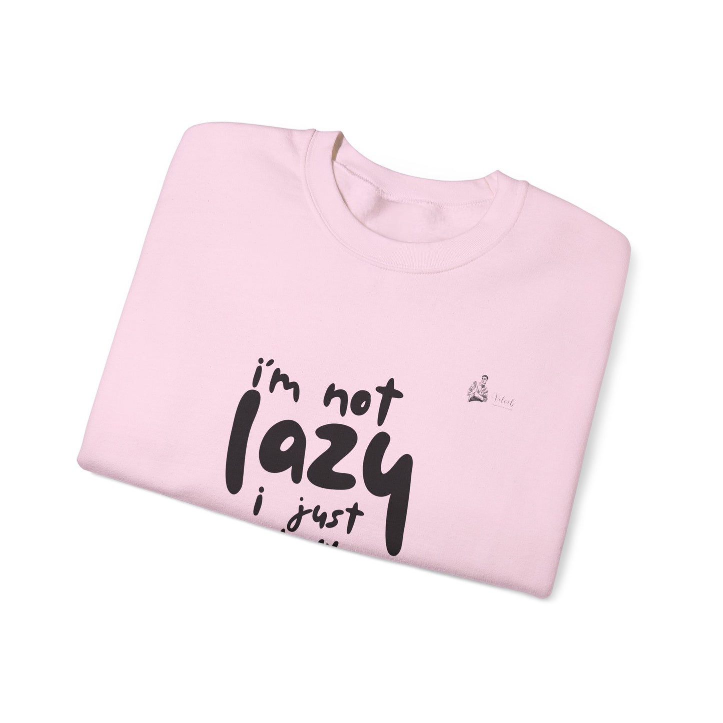 Lazy Vibes Crewneck Sweatshirt - Perfect Gift for Relaxation, Cozy Style, Everyday Comfort, Funny Sweatshirt, Unisex Apparel