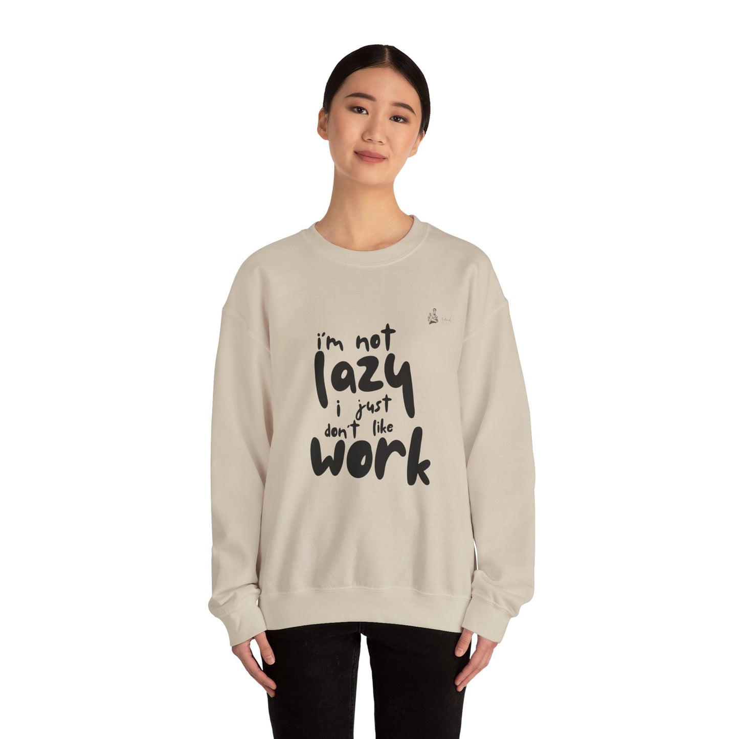 Lazy Vibes Crewneck Sweatshirt - Perfect Gift for Relaxation, Cozy Style, Everyday Comfort, Funny Sweatshirt, Unisex Apparel