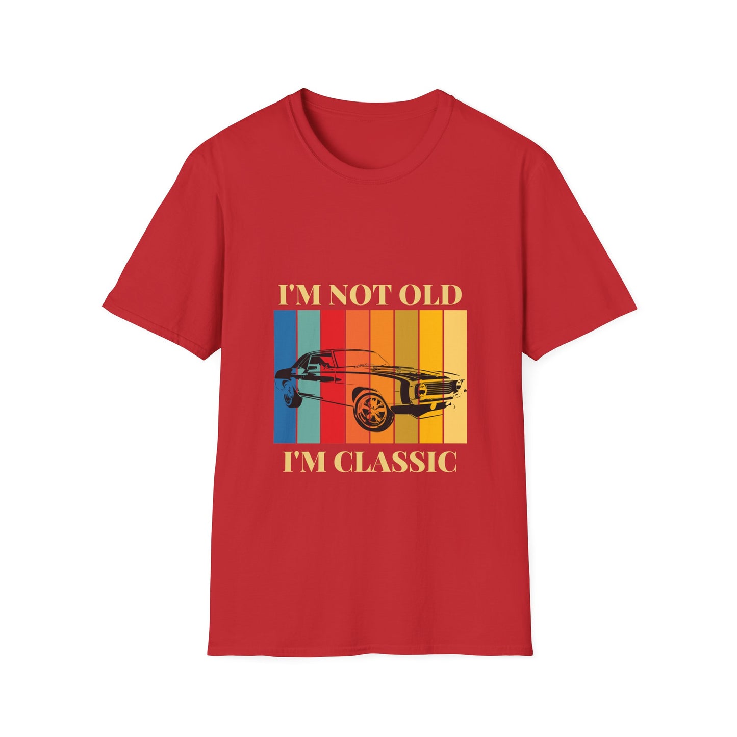 Classic Car T-Shirt - Retro Vintage Style, Perfect for Birthdays, Father's Day, Gifts, Automotive Lovers, Automotive Enthusiasts