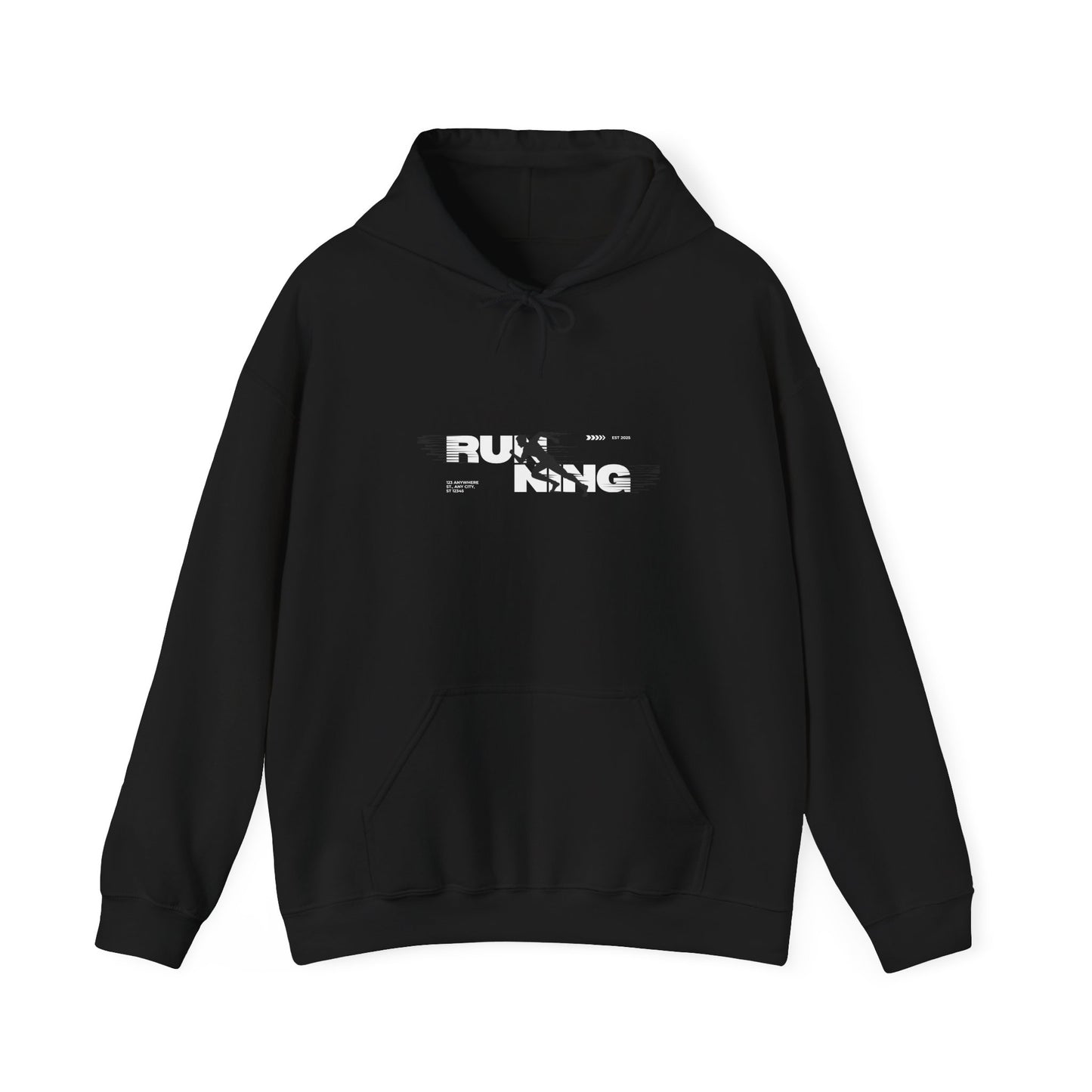 Bold Running Hoodie for Athletes and Fitness Enthusiasts