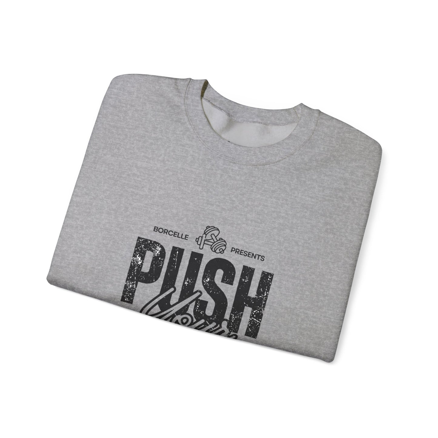 Motivational Crewneck Sweatshirt - 'Push Your Limit'