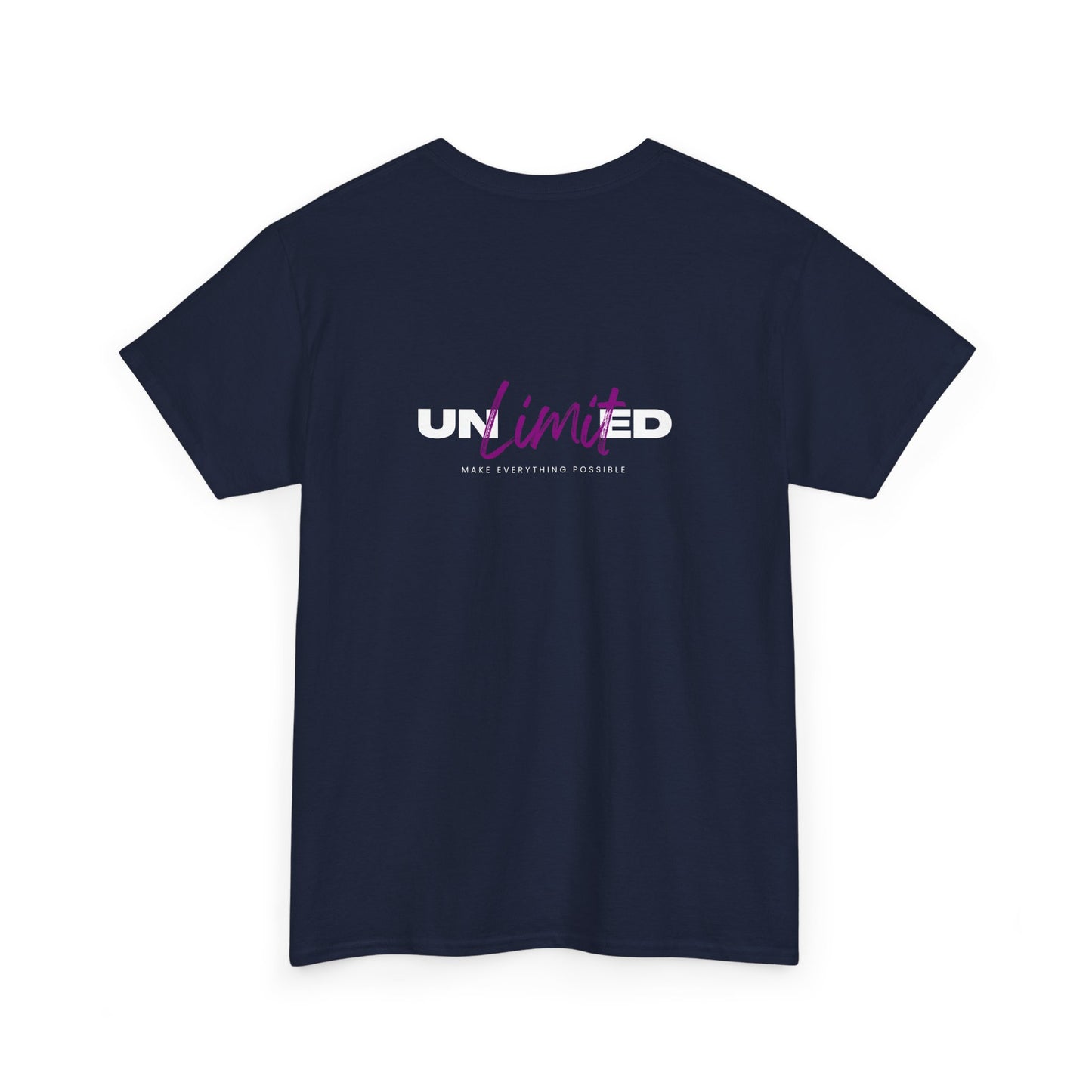 Limit Unisex Heavy Cotton Tee - Empowerment T-Shirt, Casual Wear, Gift for Friends, Motivational Apparel, Everyday Comfort