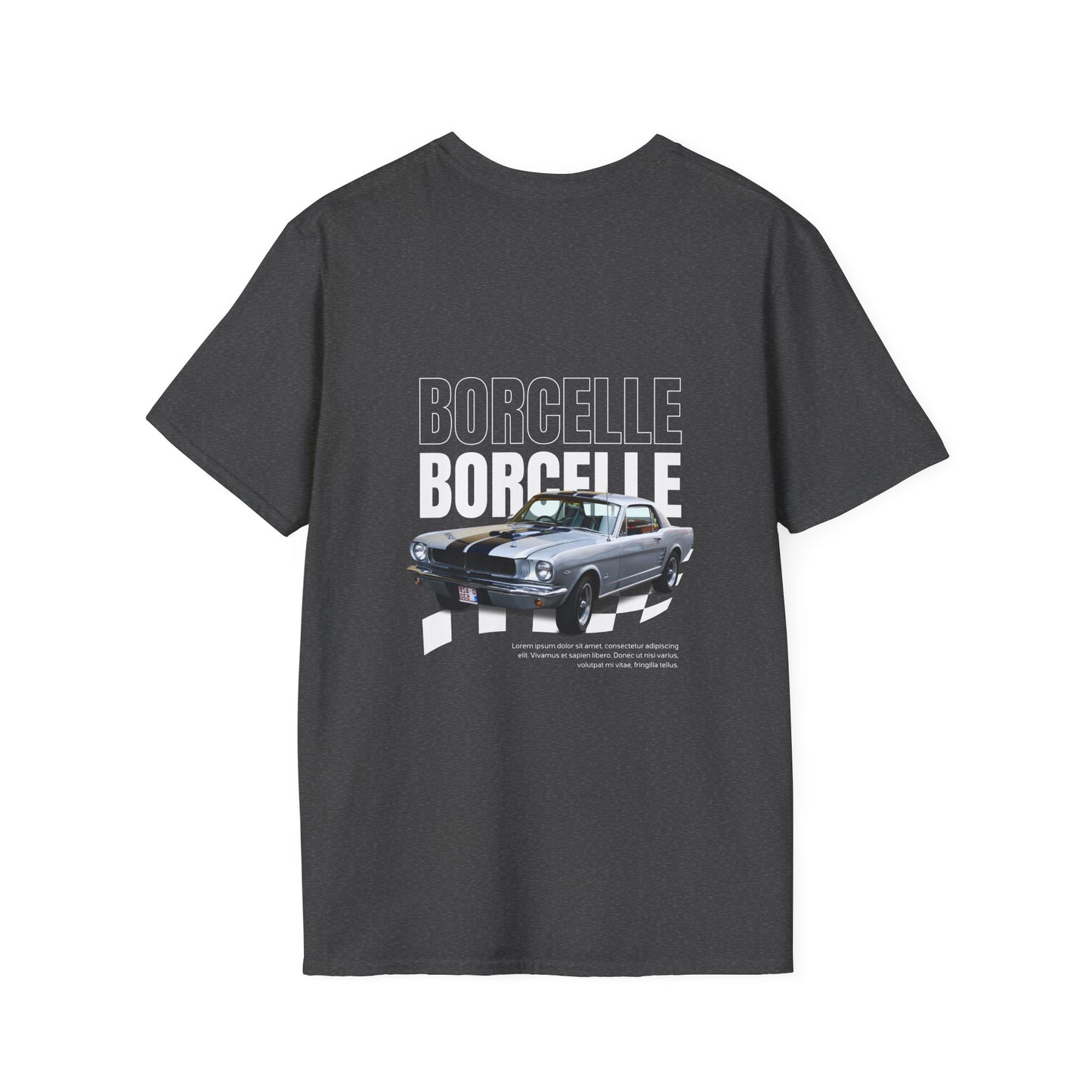 Borgelle Vintage Car Unisex Softstyle T-Shirt
