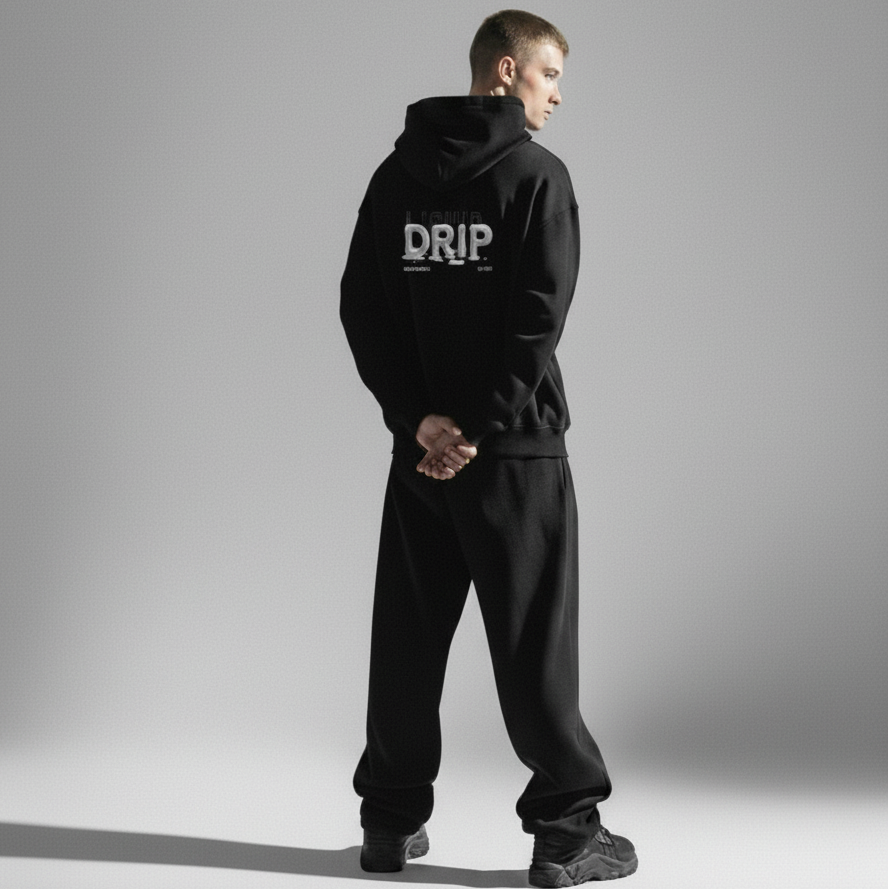 Stylish Unisex Hoodie with ‘DRIP’ Design - Cozy Streetwear, Perfect for Gifting or Casual Wear, Ideal for Any Occasion