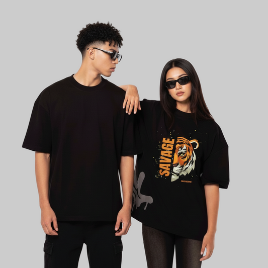 Savage Tiger Women's Softstyle Tee - Fierce Fashion, Gift for Animal Lovers, Unique Graphic Shirt, Casual Wear, Birthday Gift