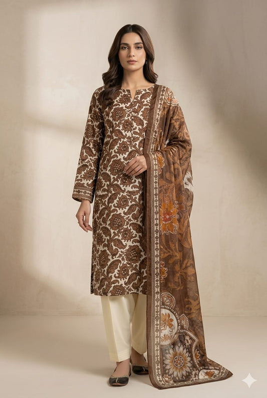 Unstitched Premium Suit for Women – Elegant Designer Fabric