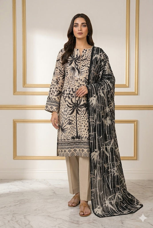 Unstitched Premium Suit for Women – Elegant Designer Fabric