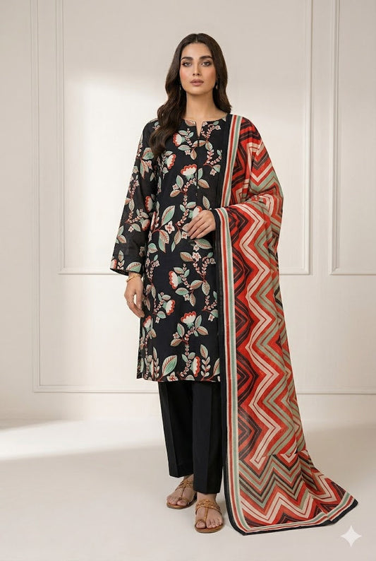 Unstitched Premium Suit for Women – Elegant Designer Fabric