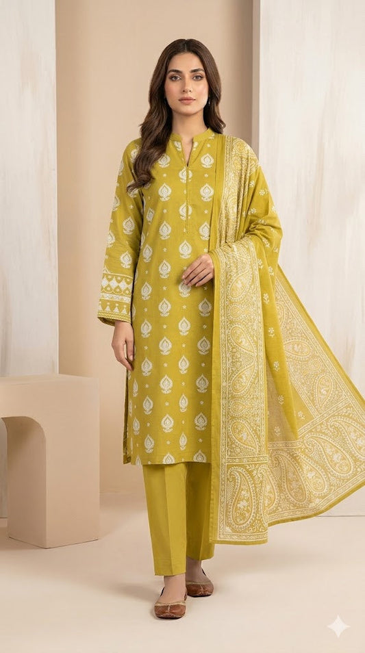 Unstitched Premium Suit for Women – Elegant Designer Fabric